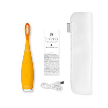 แปรงสีฟันซิลิโคนไฟฟ้า FOREO ISSA Mini 3 Mango Tango_3